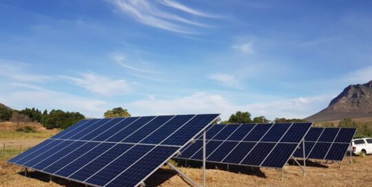 small solar farm africa