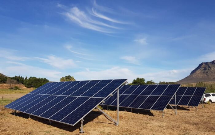 small solar farm africa